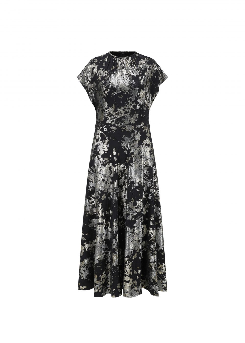 SILK JACQUARD DRESS