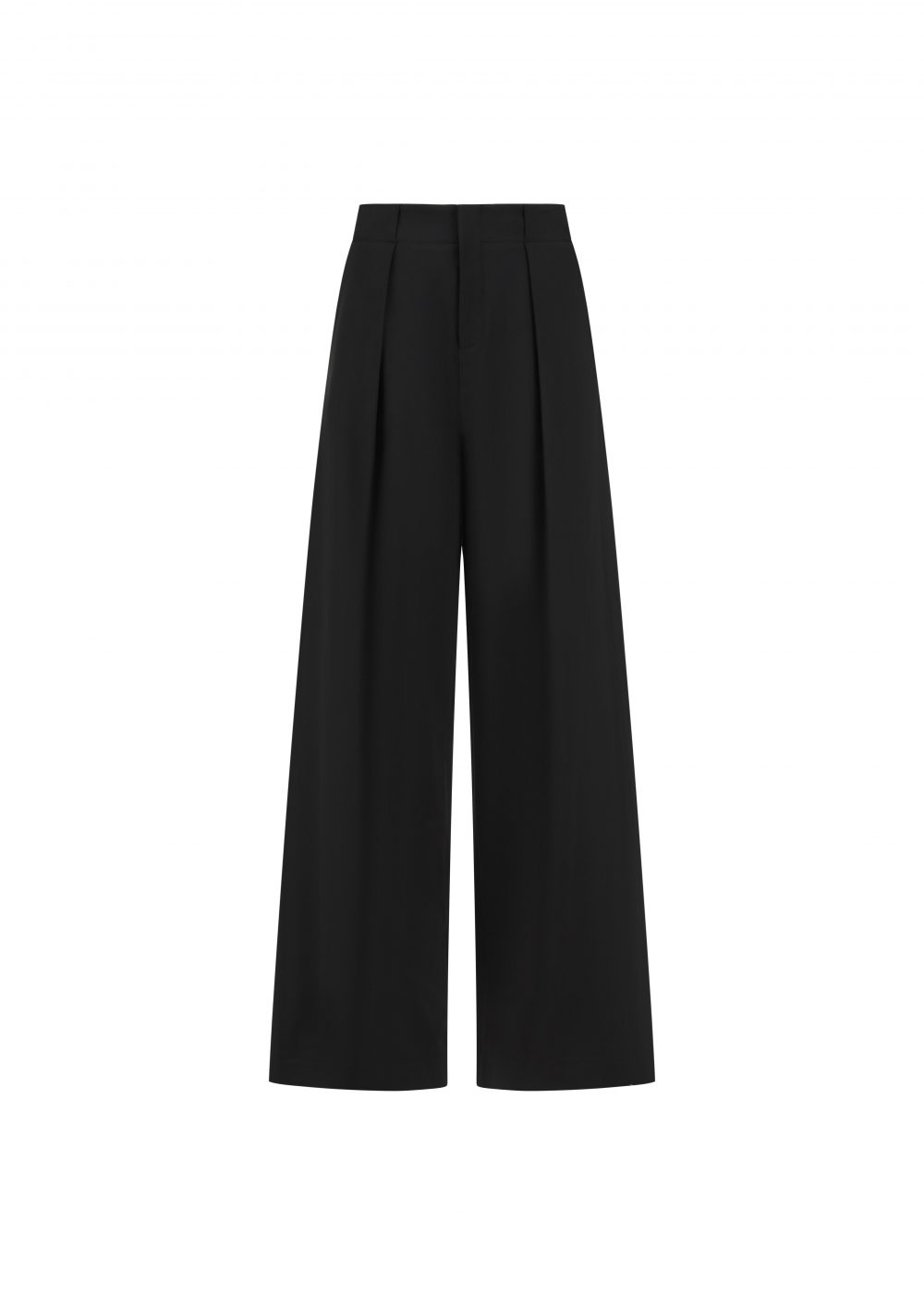 WOOL STRAIGHT PANTS