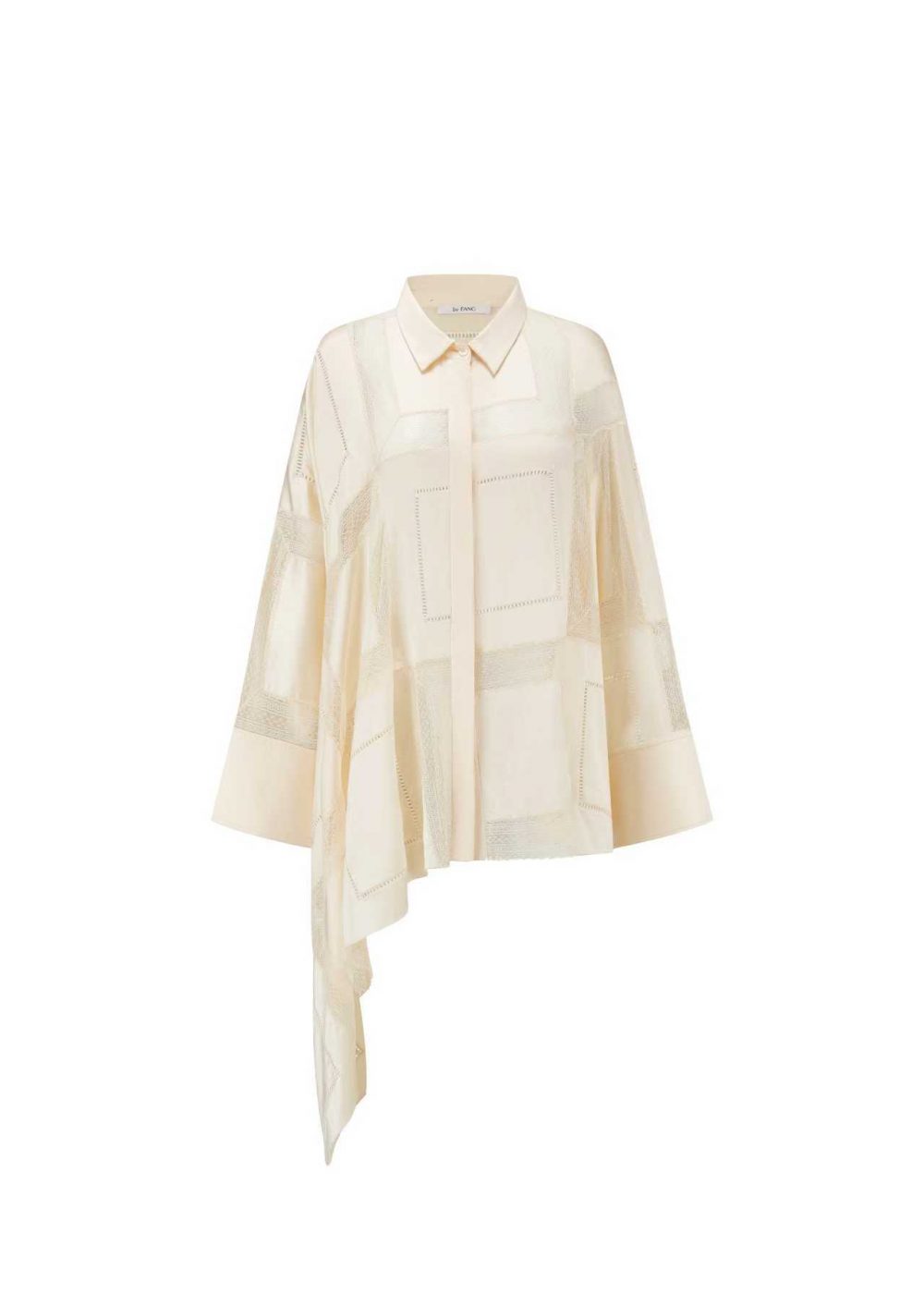 SILK EMBROIDERED TOP