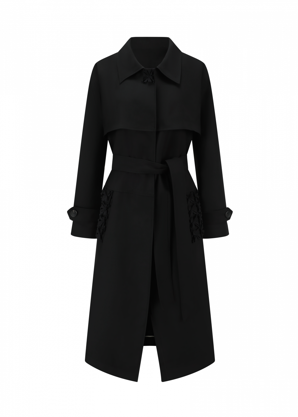 ORIGAMI POCKET TRENCH COAT