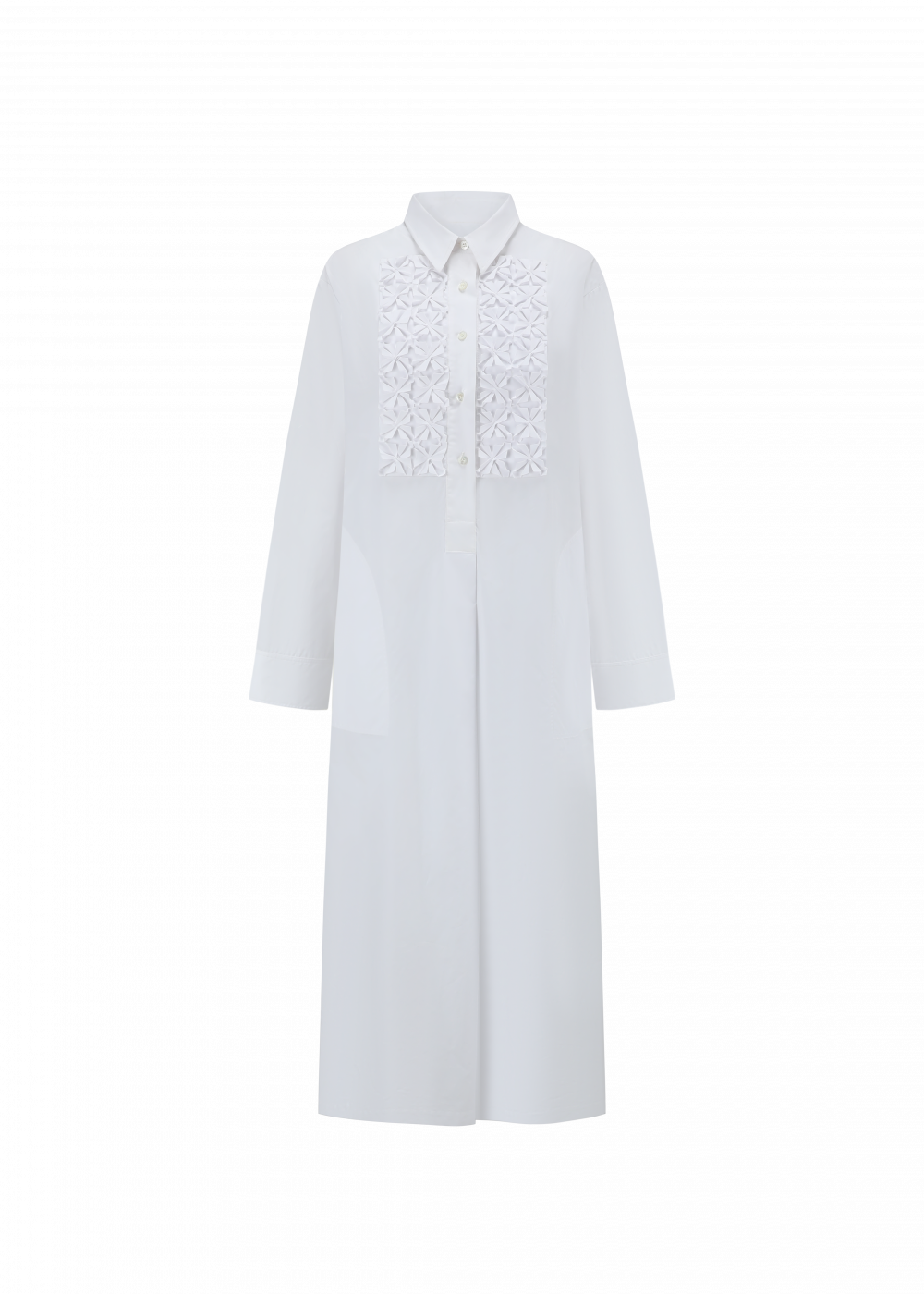 ORIGAMI PANEL SHIRT DRESS