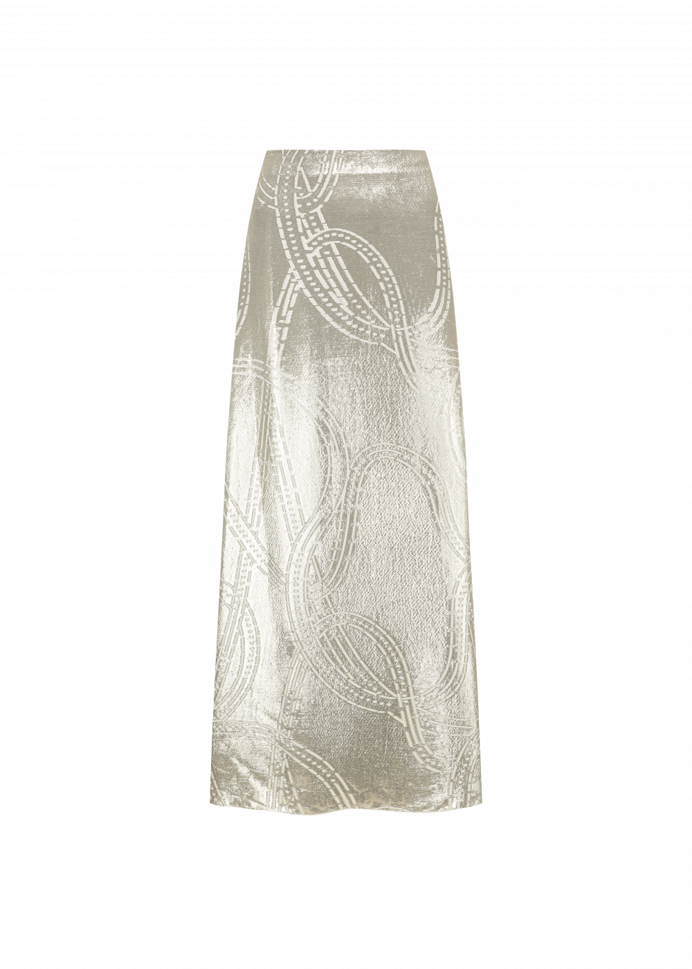SILK JACQUARD SKIRT