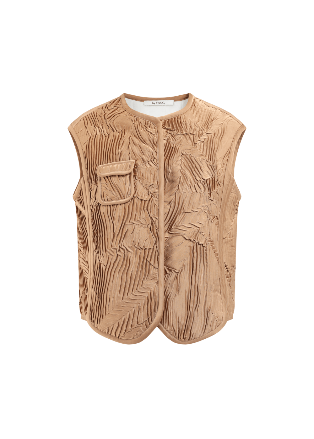 PLEATED VEST