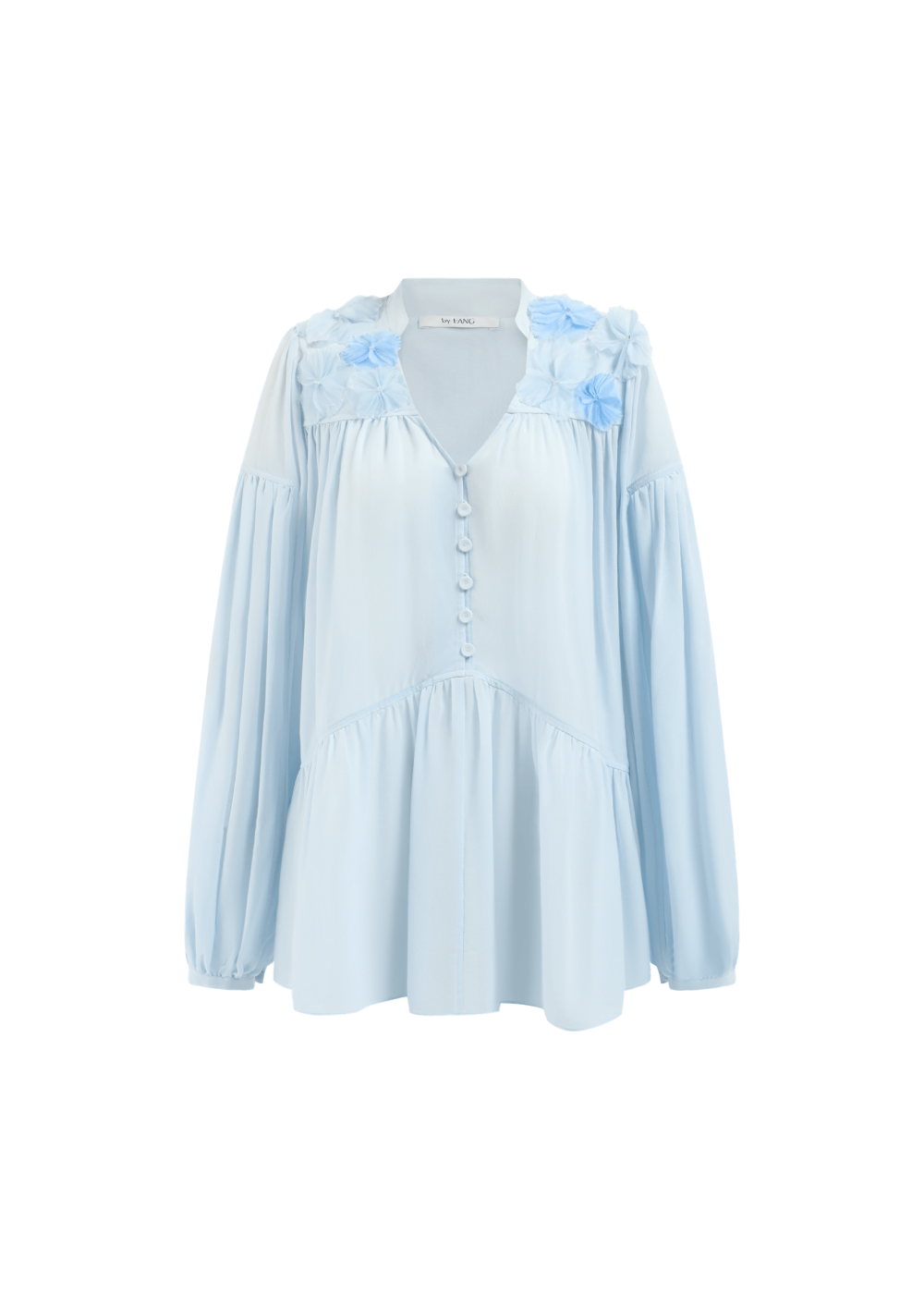 SPIRAL FLOWER BLOUSE