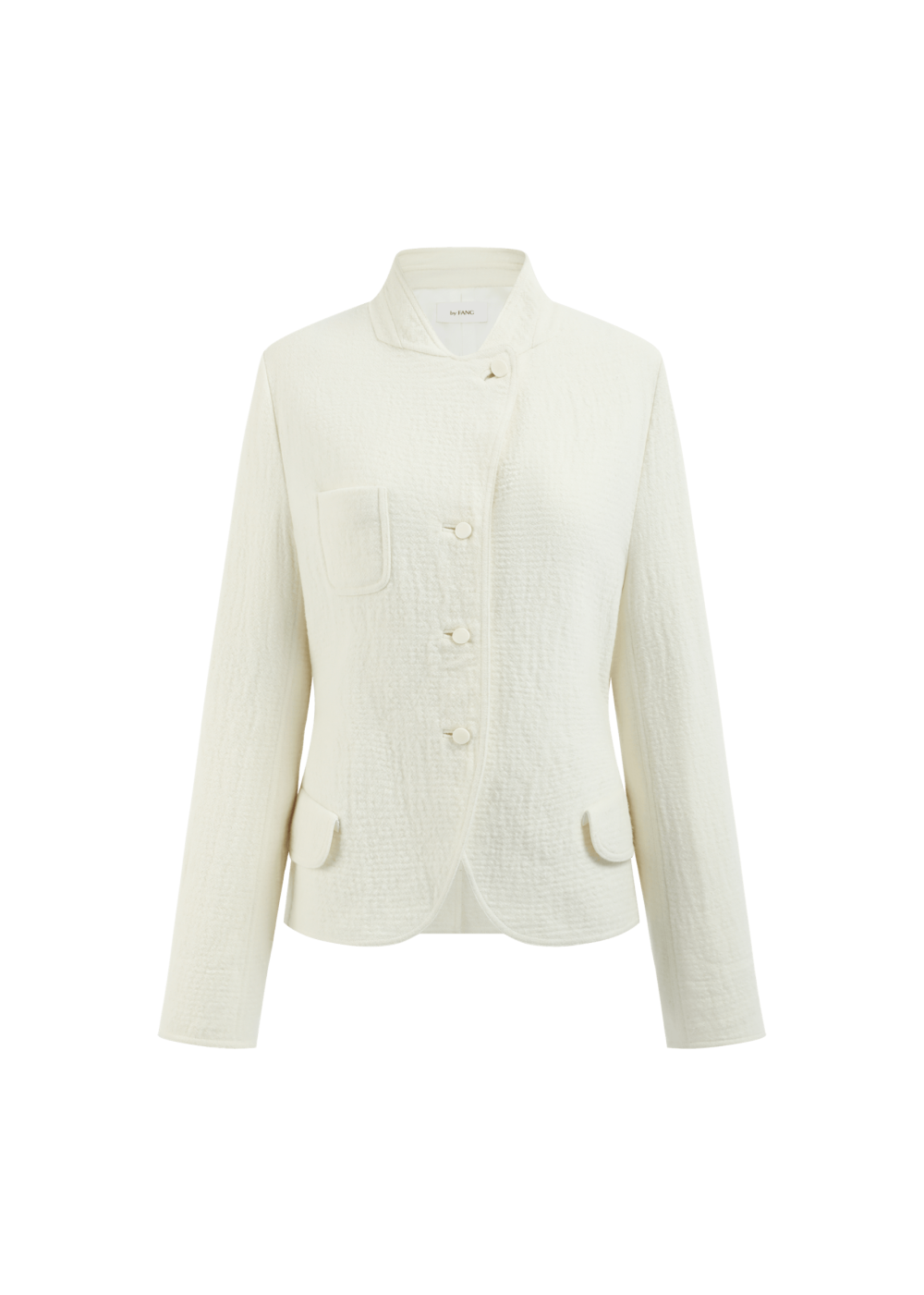 BELTED WOOL & CASHMERE  JACKET